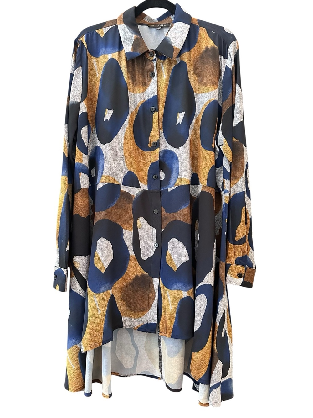 Kozan Abstract Patterned Dress/Tunic/Duster Sz 1X